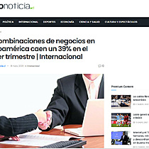 Las combinaciones de negocios en Latinoamrica caen un 39% en el primer trimestre | Internacional